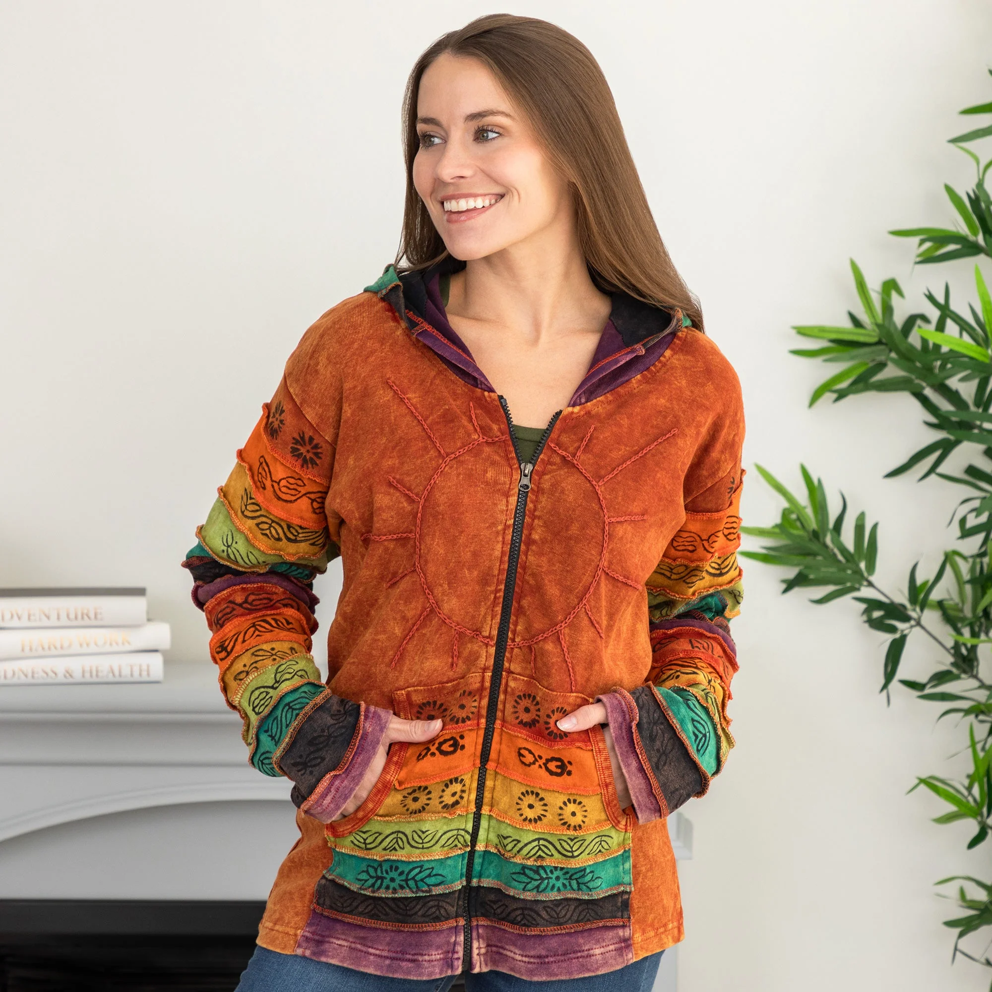 Sunshine Daydream Hooded Jacket | Fair Trade - Image 10