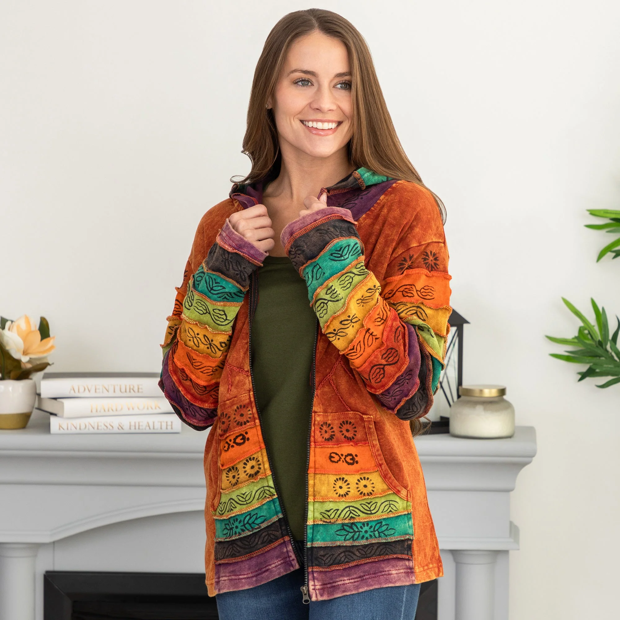 Sunshine Daydream Hooded Jacket | Fair Trade - Image 11