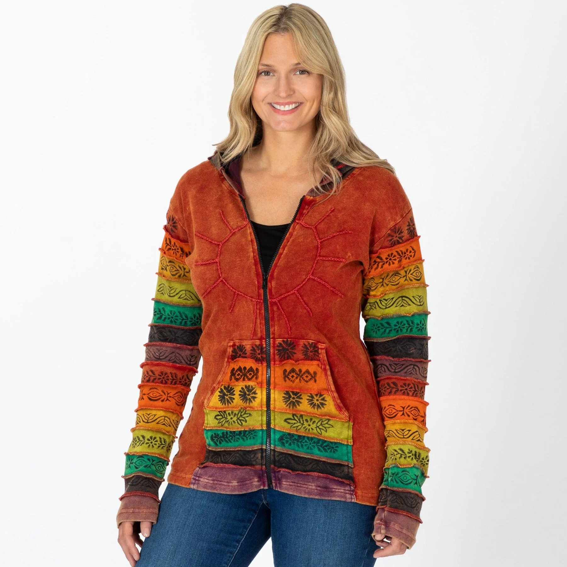 Sunshine Daydream Hooded Jacket | Fair Trade - Image 12