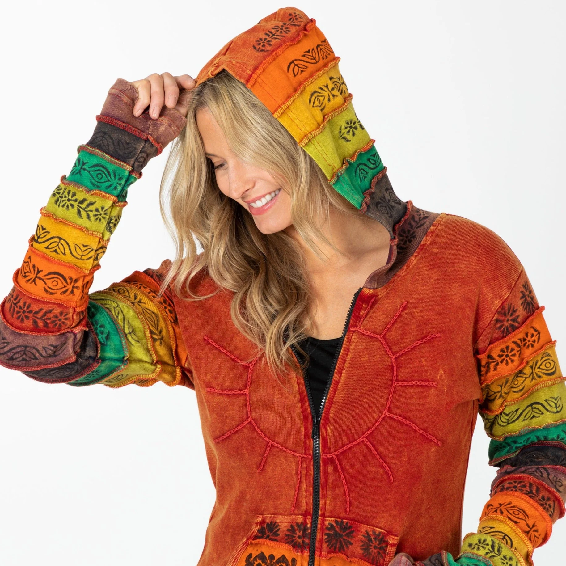 Sunshine Daydream Hooded Jacket | Fair Trade - Image 13