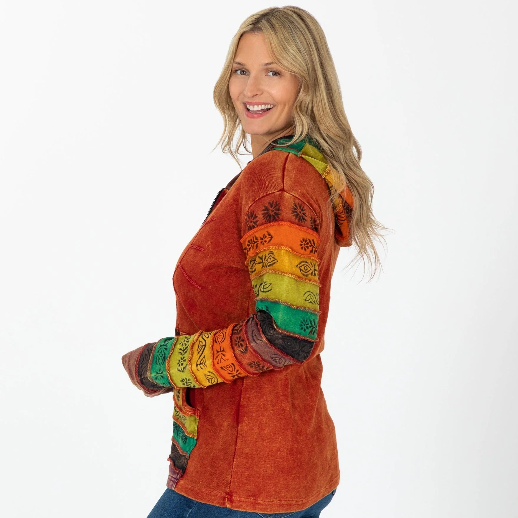 Sunshine Daydream Hooded Jacket | Fair Trade - Image 14