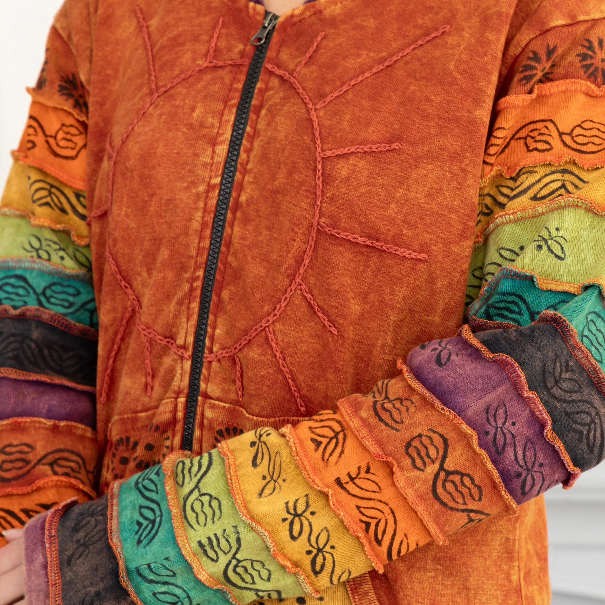 Sunshine Daydream Hooded Jacket | Fair Trade - Image 8