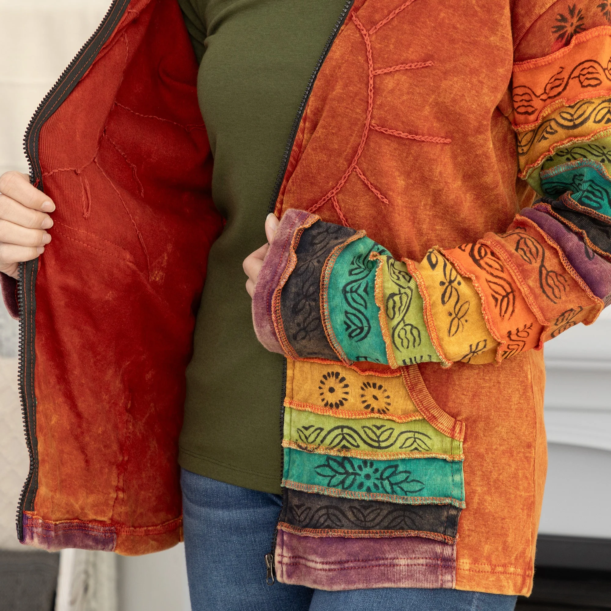 Sunshine Daydream Hooded Jacket | Fair Trade - Image 9