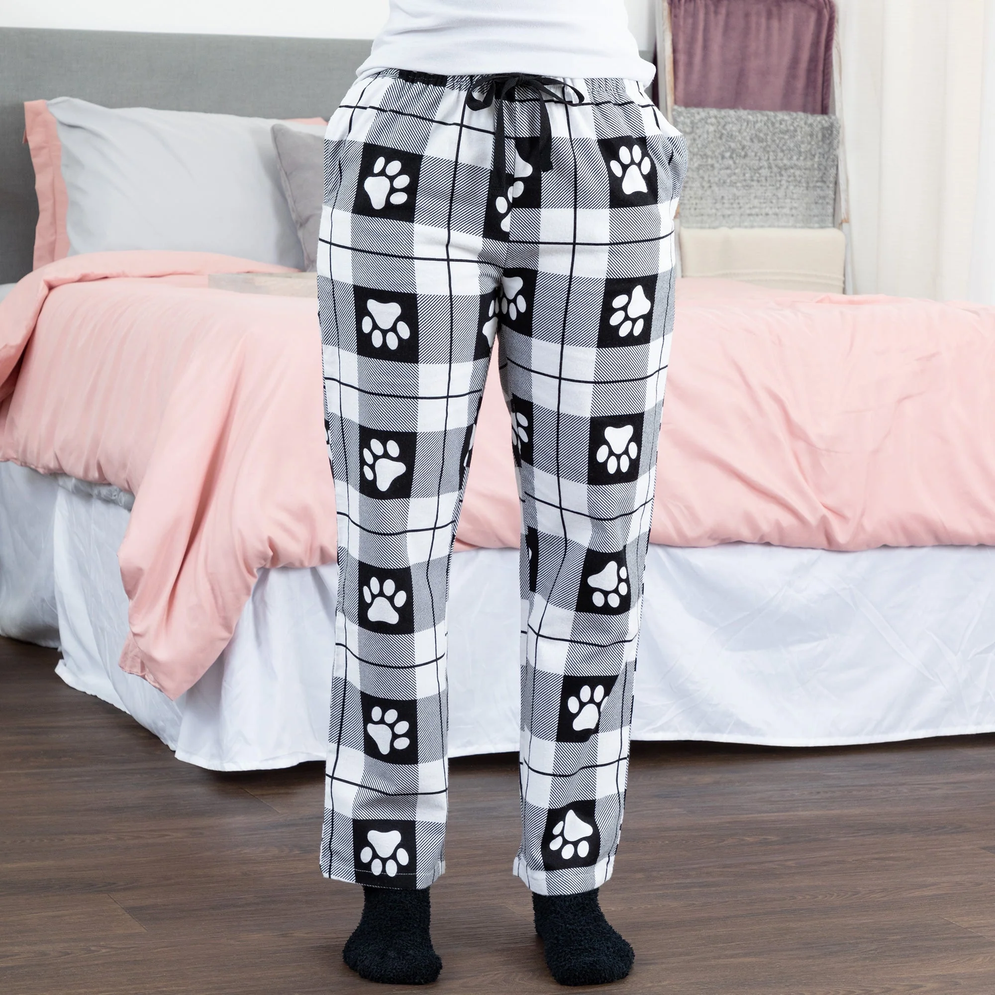 Flannel Paw Lounge Pants - Image 15