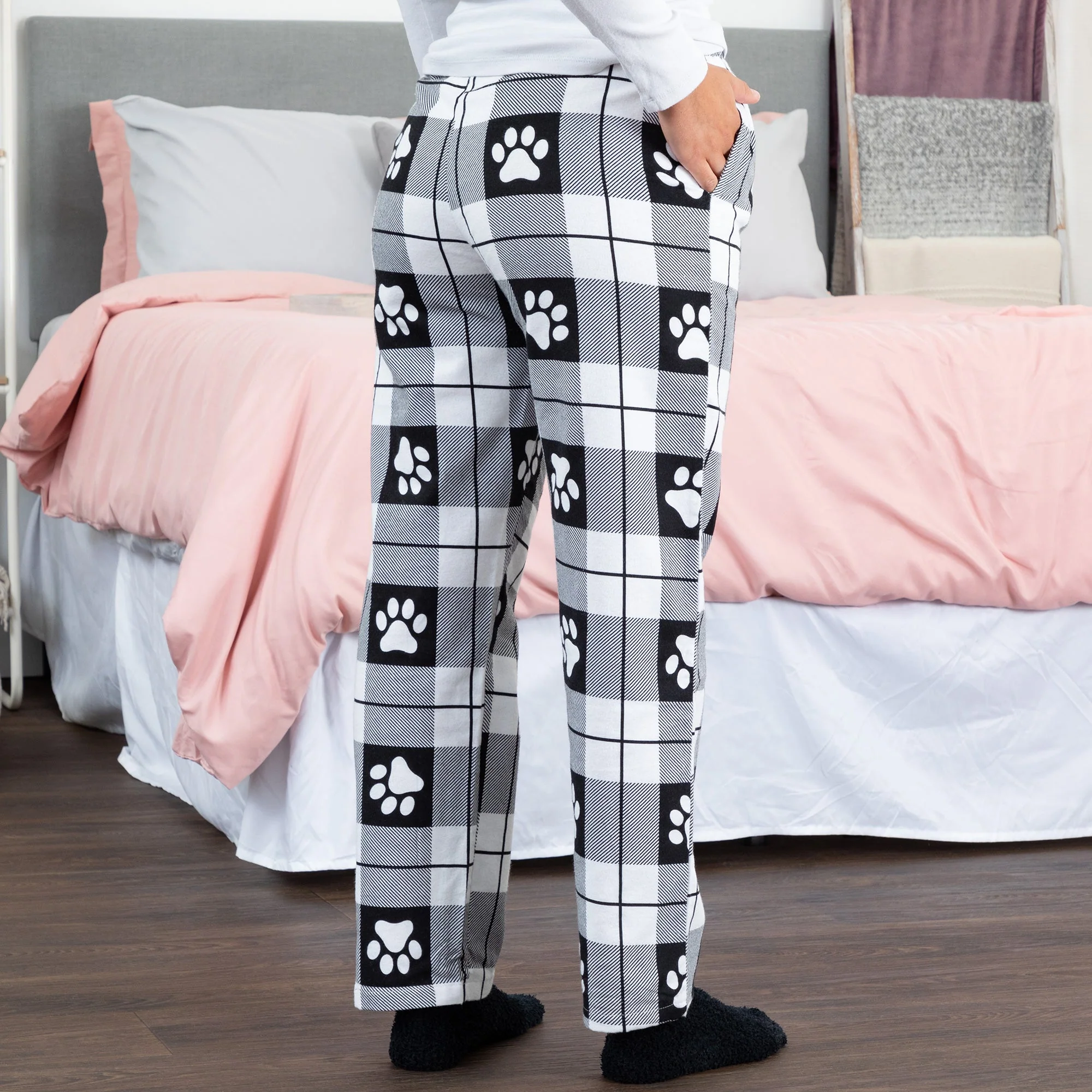 Flannel Paw Lounge Pants - Image 3