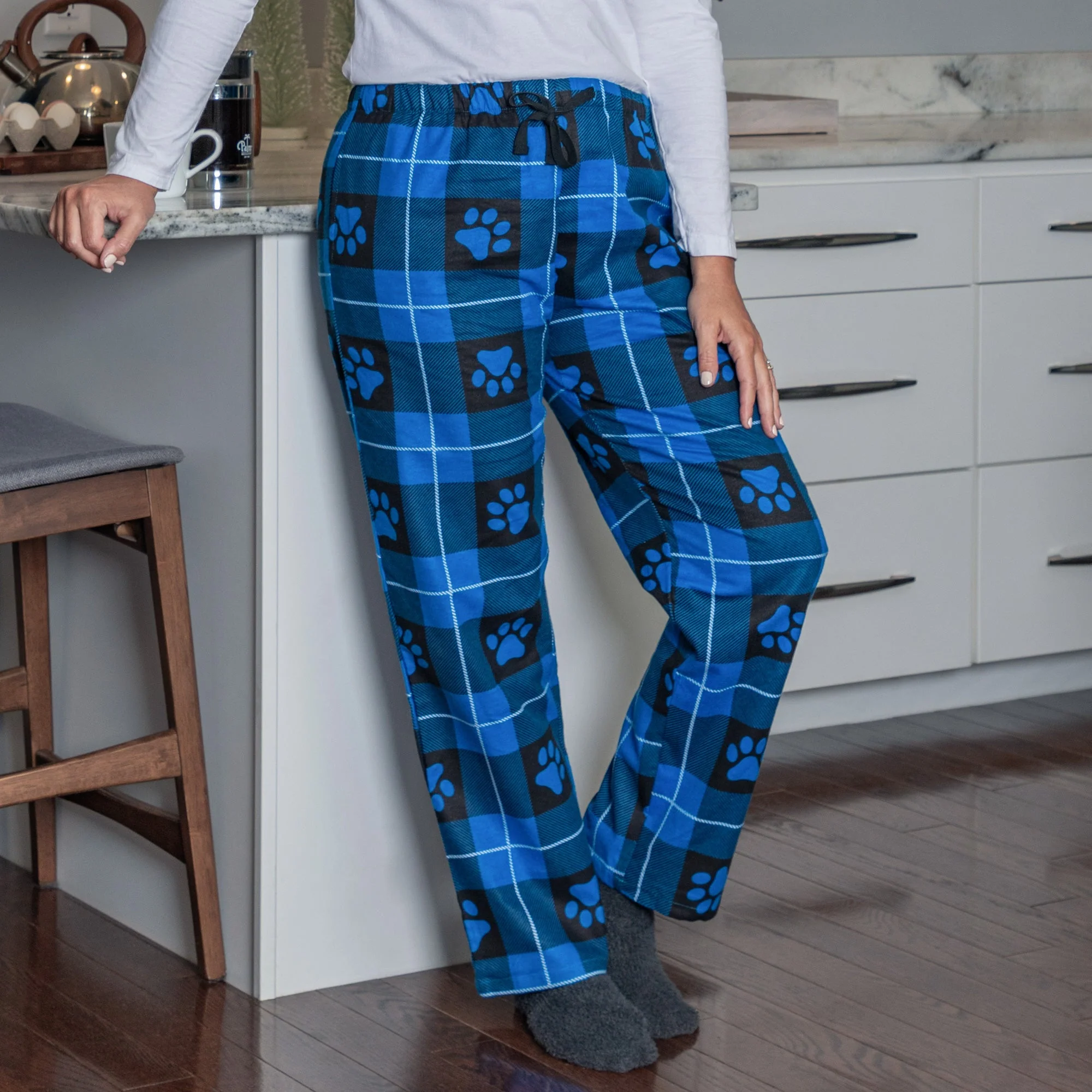 Flannel Paw Lounge Pants - Image 4