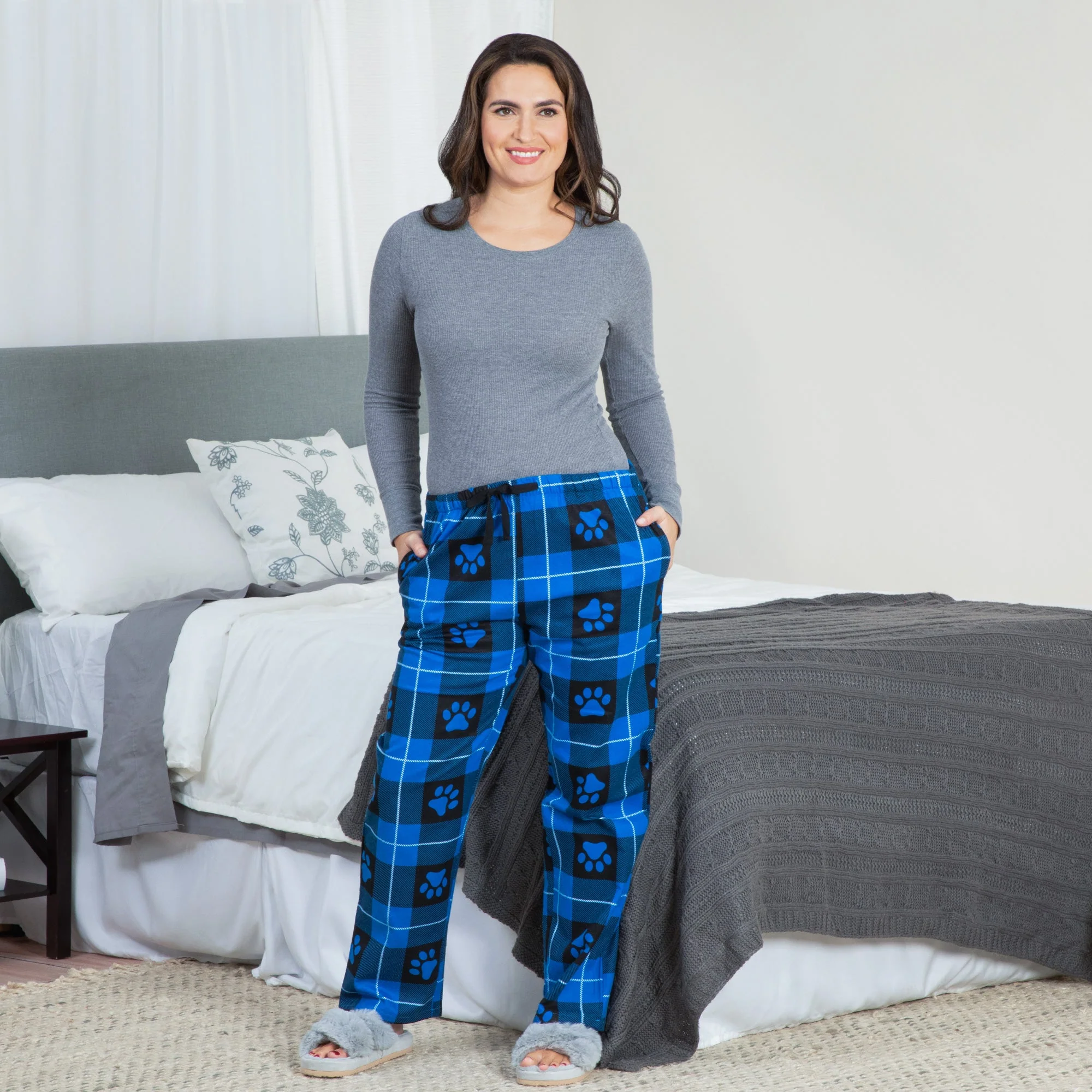 Flannel Paw Lounge Pants - Image 6