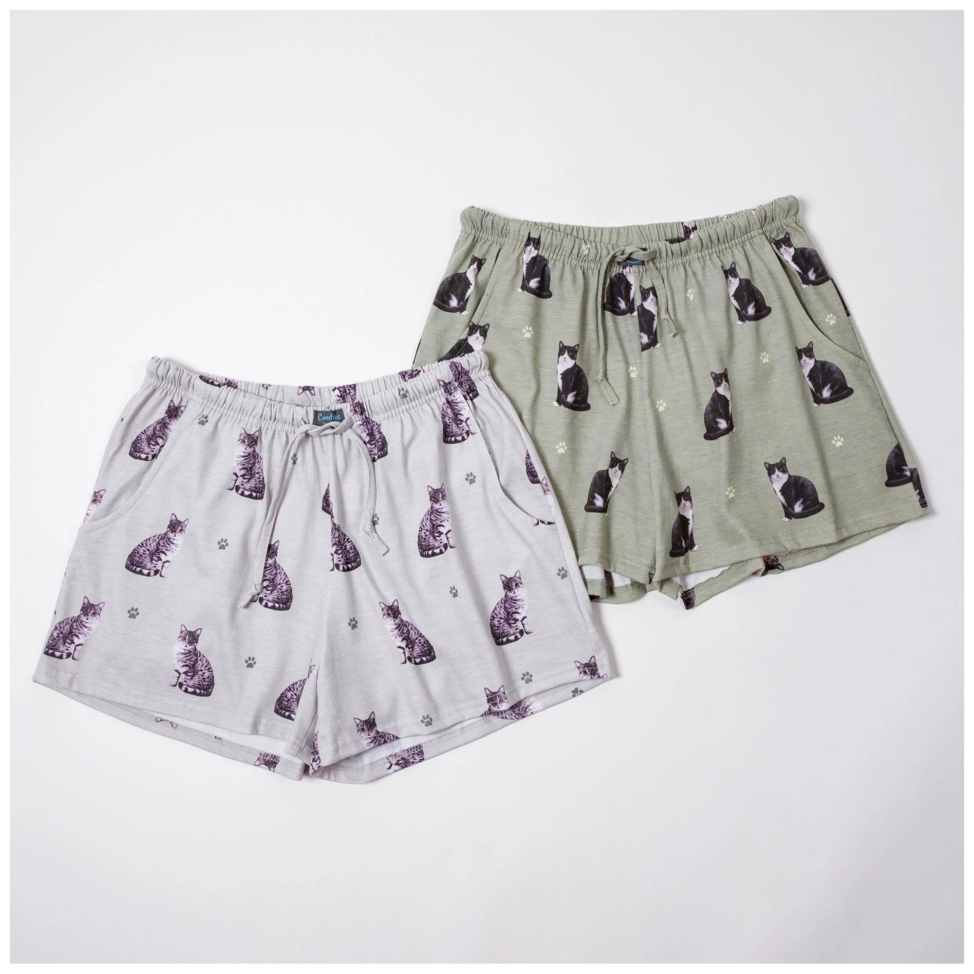 Cute Cat Lounge Shorts - Image 4