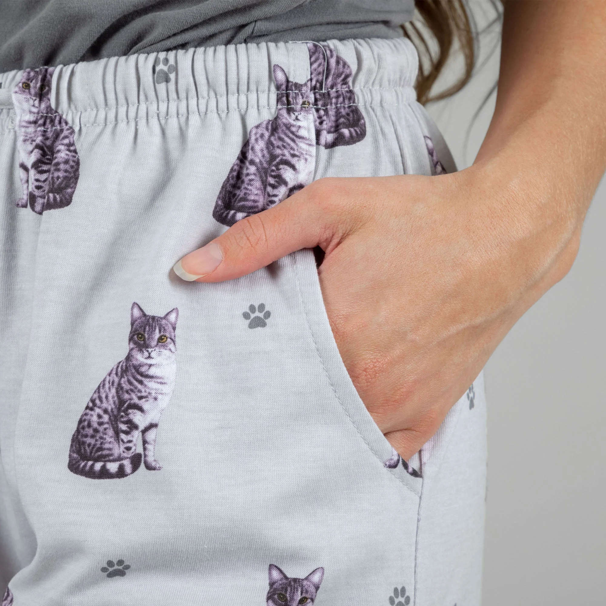Cute Cat Lounge Shorts - Image 8