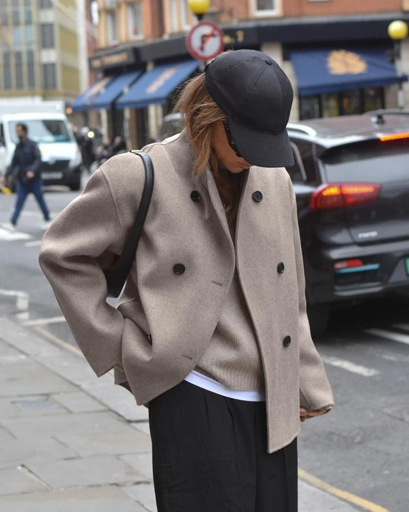 ANAIA - French Style Oversized Jacket - Image 4