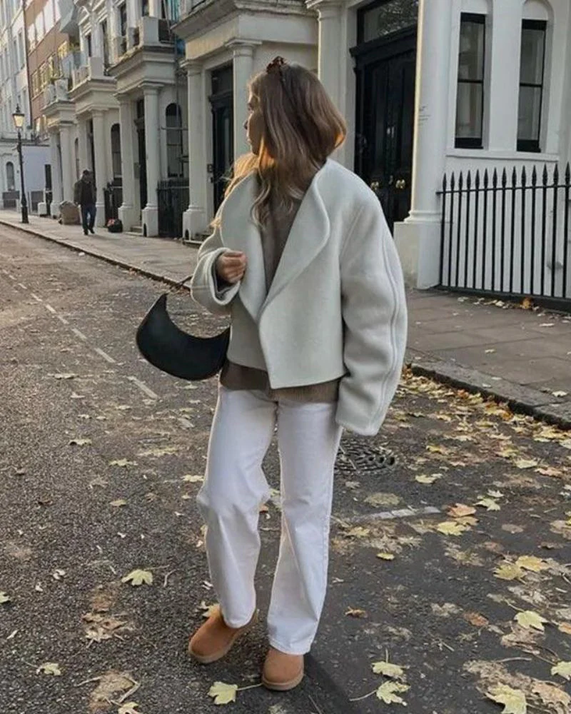 ANIRA - Cropped Wool Jacket - Image 2