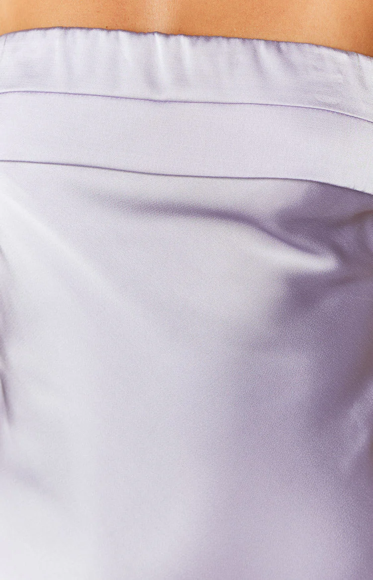 Annie Purple Strapless Mini Dress - Image 7