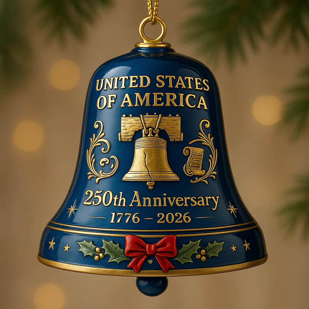 🔔United States 250th Anniversary Bell Ornament - Image 2