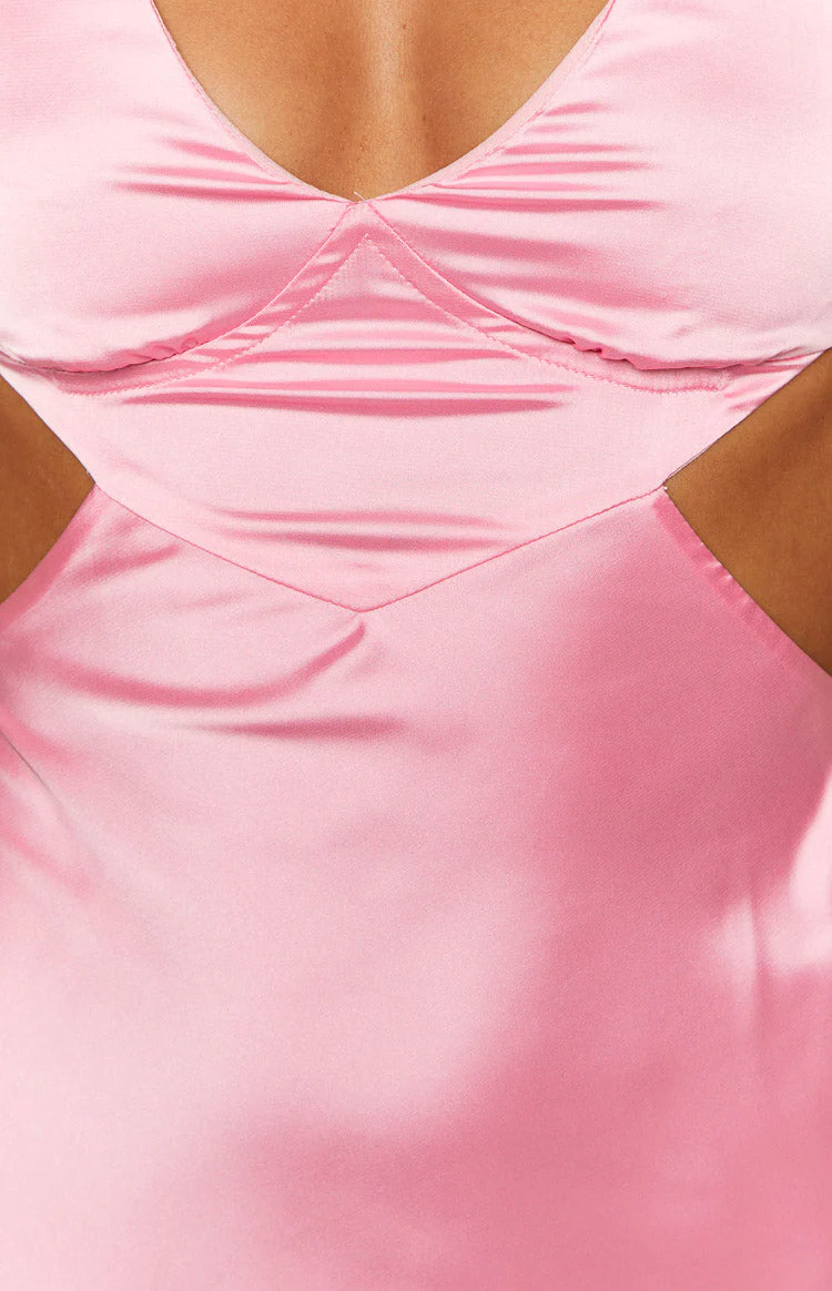 Arden Pink Mini Dress - Image 6