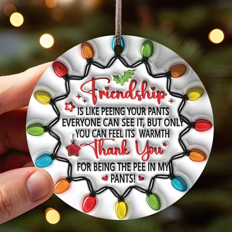 Friendship Ornament-🎁Awesome Friend - Image 2