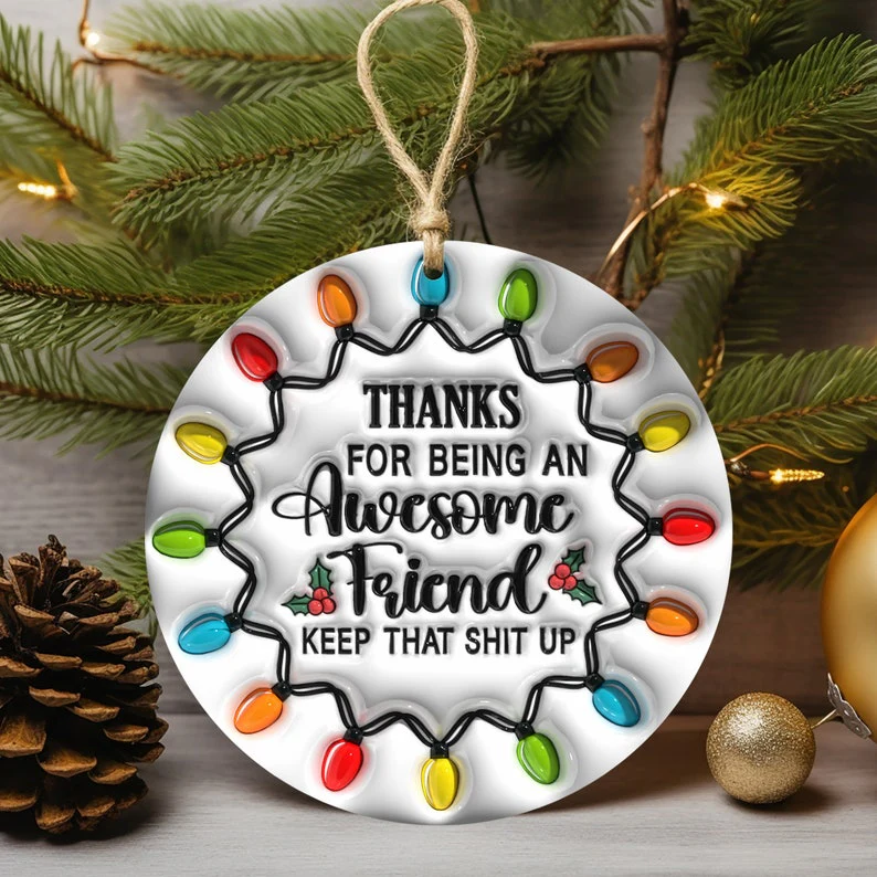Friendship Ornament-🎁Awesome Friend - Image 3