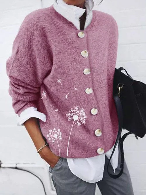 Bateau/boat Neck Casual Long Sleeve Sweater - Image 3