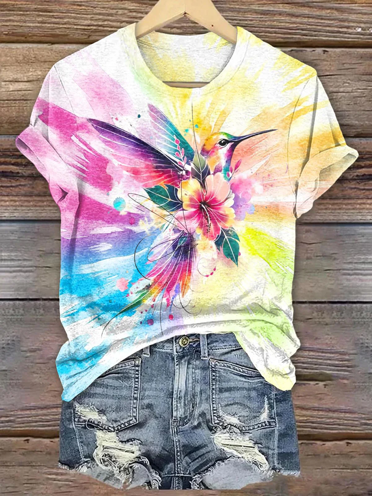 Bird Crew Neck T-shirt