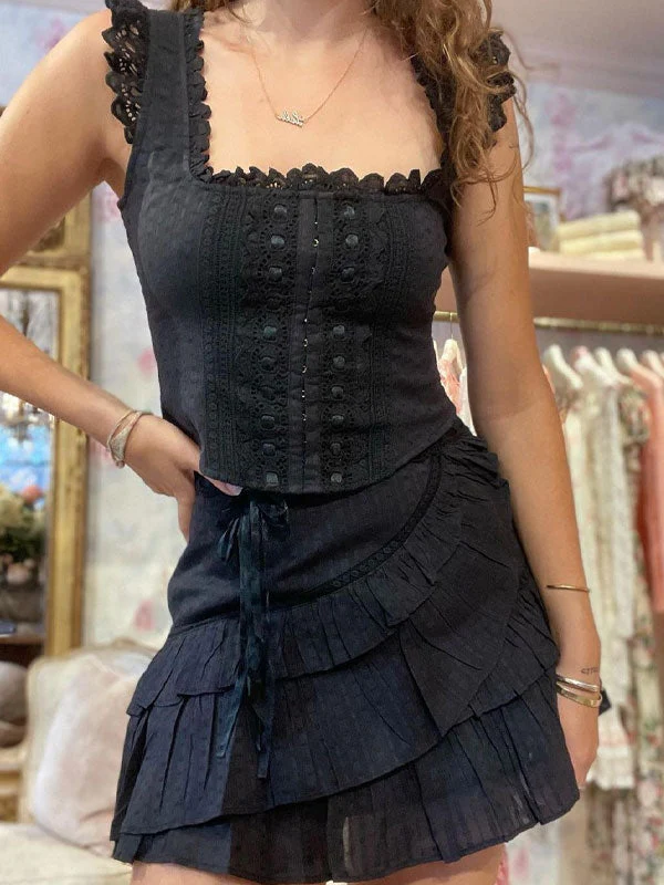 Black frill set - Image 2