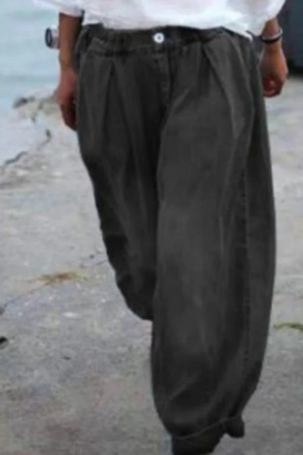 Bohemian Floral Printed Oversized Harem Pants - Image 5