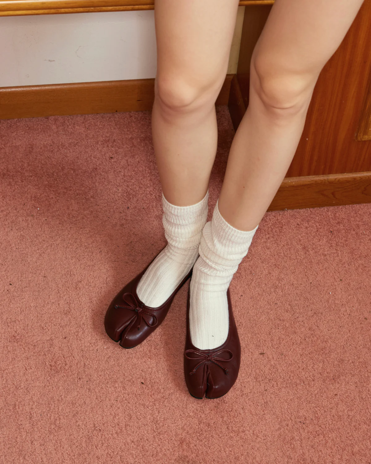 Bow Tie Tabi Flats - Image 7
