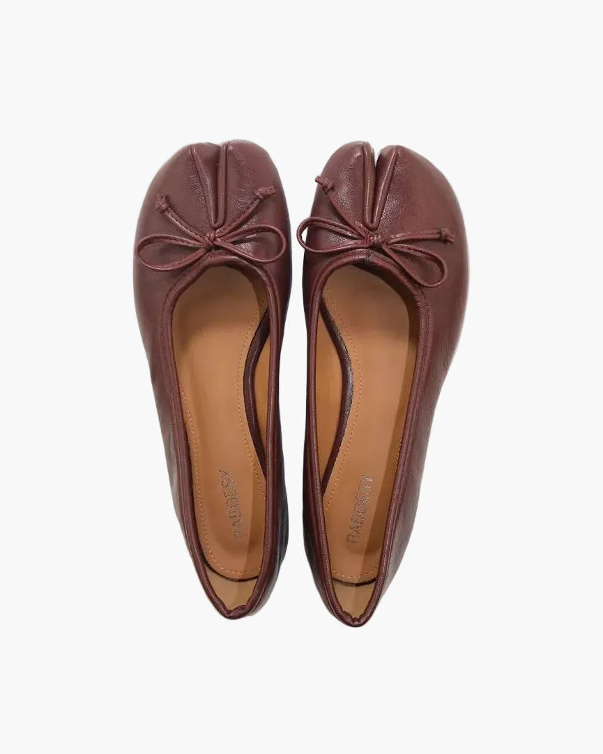 Bow Tie Tabi Flats - Image 8