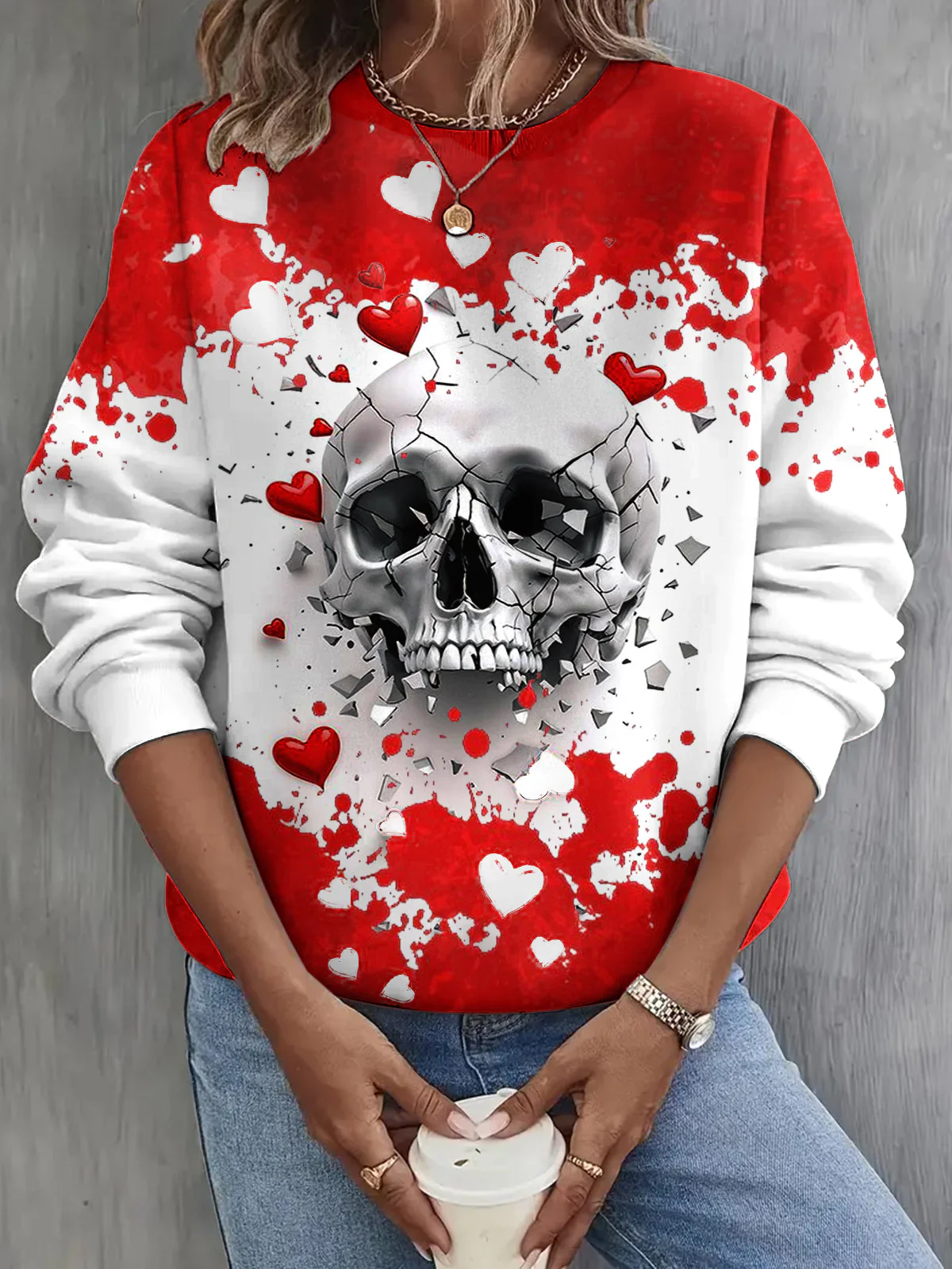 Valentine's Day Long Sleeve Casual Top