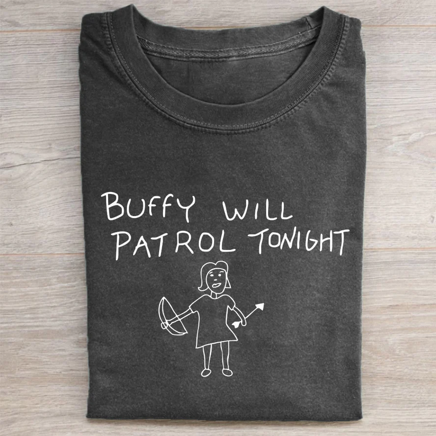 Buffy Will Patrol Tonight T-shirt