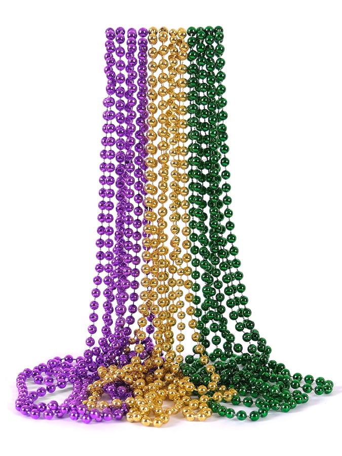 Carnival Purple, Yellow And Green Necklace - Image 2
