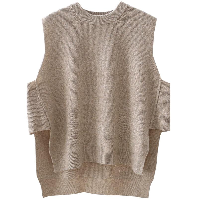 Casual Knit Solid Vest - Image 7