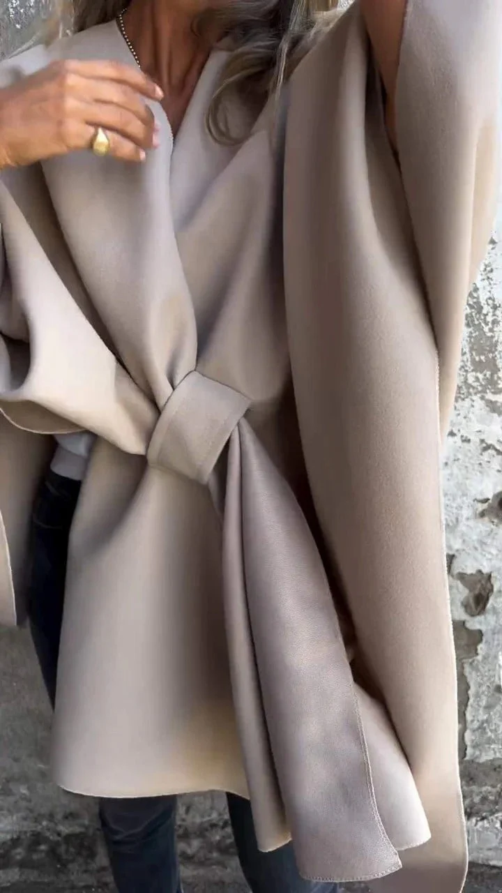 Casual V-neck Shawl Jacket - Image 4