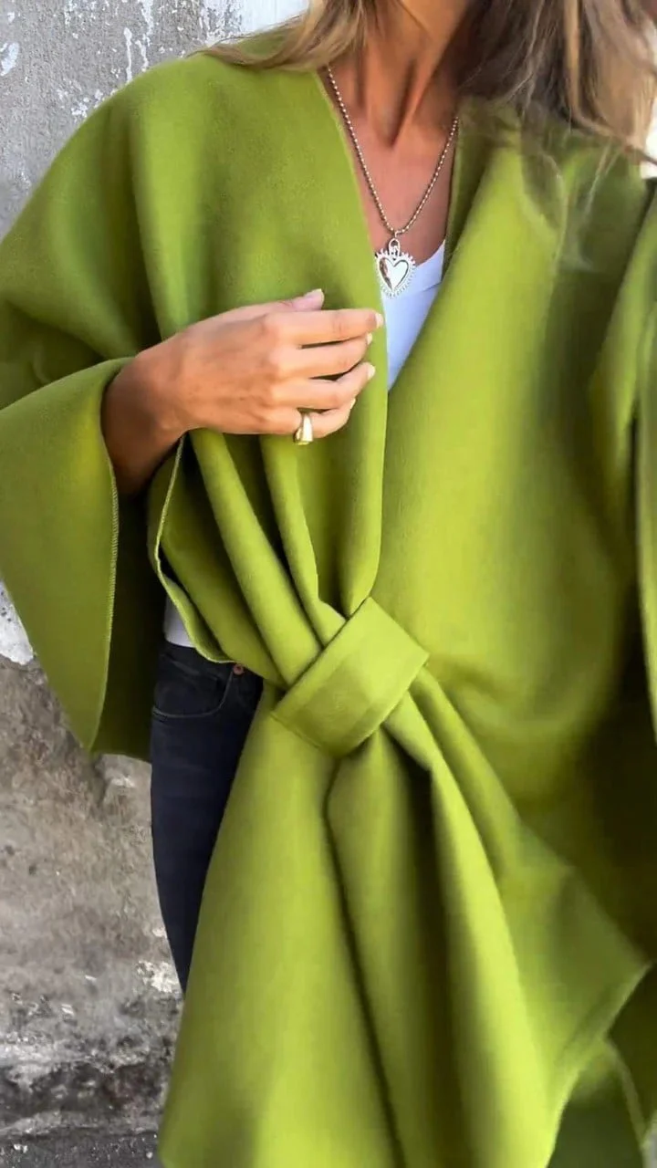 Casual V-neck Shawl Jacket - Image 5