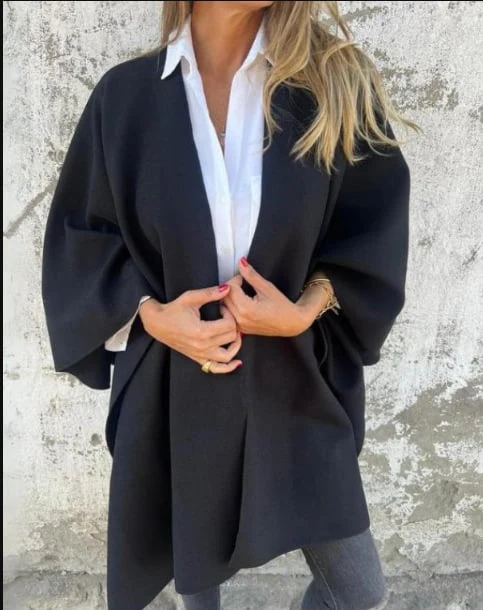 Casual V-neck Shawl Jacket - Image 6