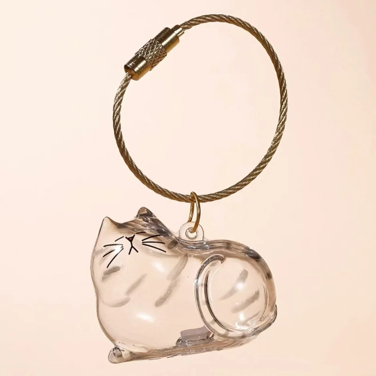 😻💕Cat Hair Collector Keychain Charm - Memorial Storage Box - Image 10