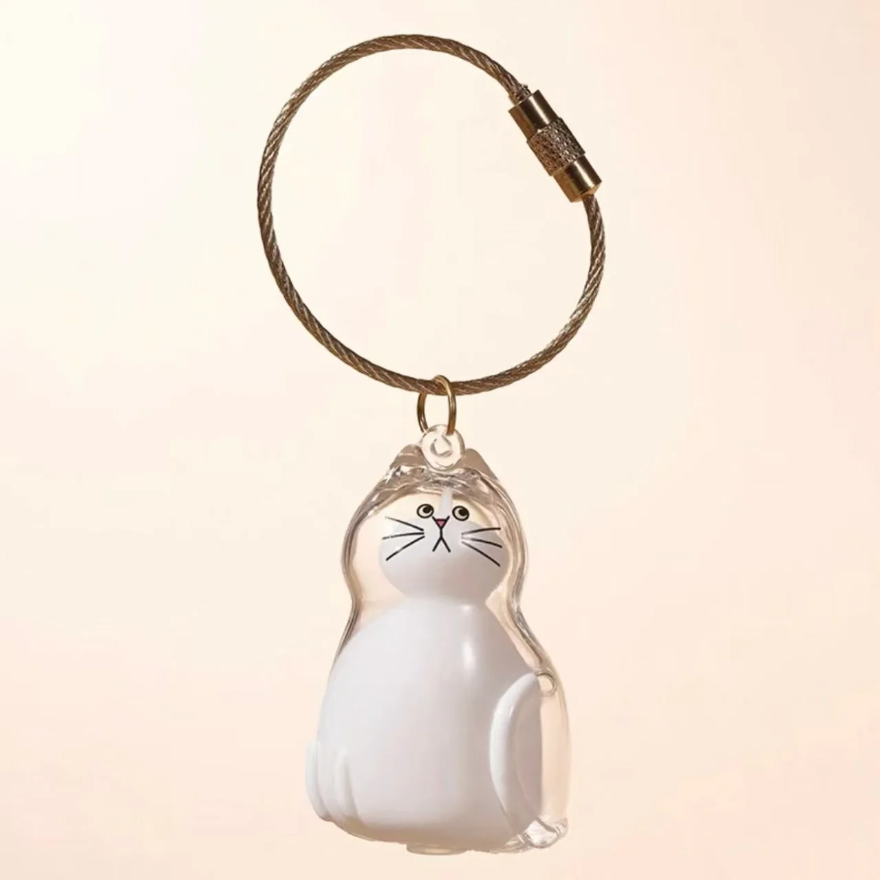 😻💕Cat Hair Collector Keychain Charm - Memorial Storage Box - Image 7