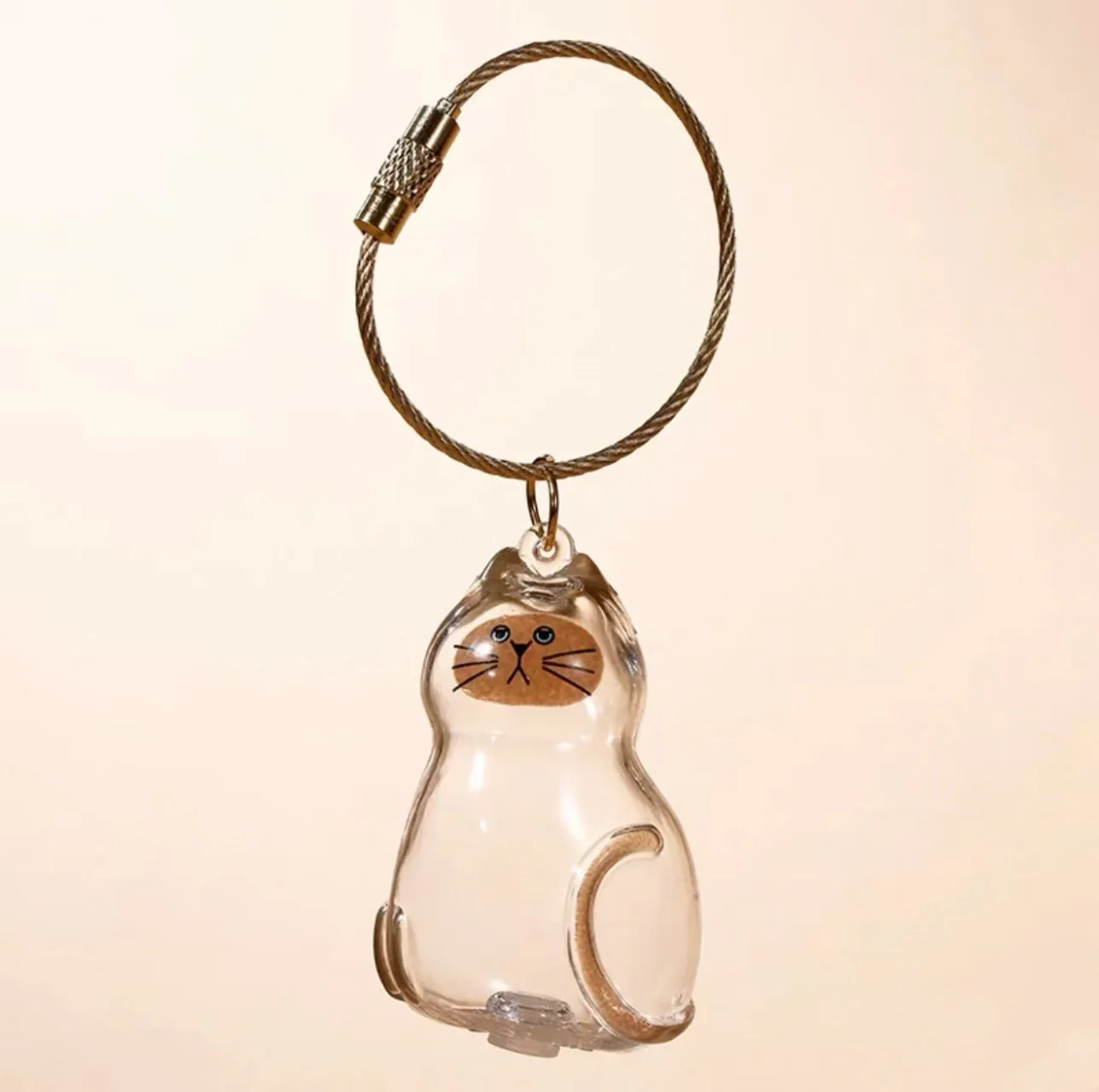 😻💕Cat Hair Collector Keychain Charm - Memorial Storage Box - Image 8