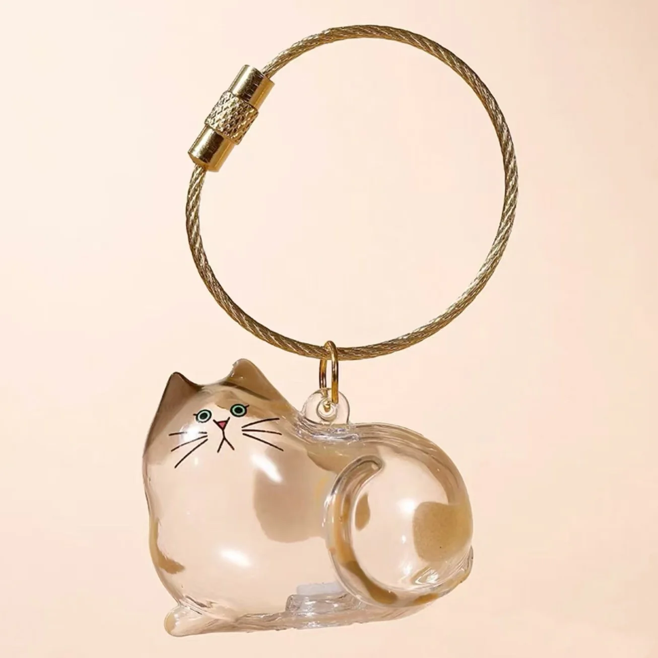 😻💕Cat Hair Collector Keychain Charm - Memorial Storage Box - Image 9