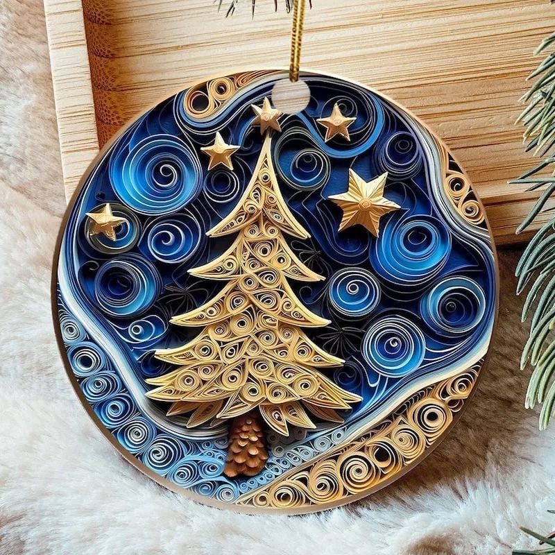 Flat Quilling Christmas Ornaments - Image 11