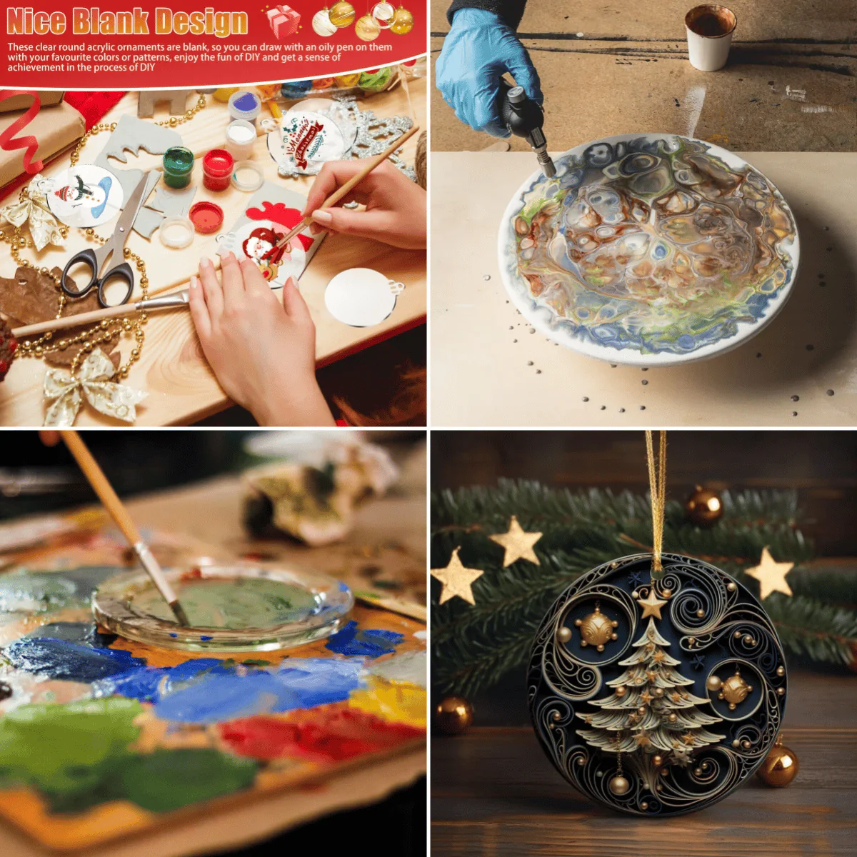 Flat Quilling Christmas Ornaments - Image 2