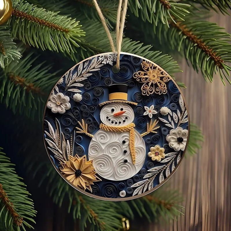 Flat Quilling Christmas Ornaments - Image 5