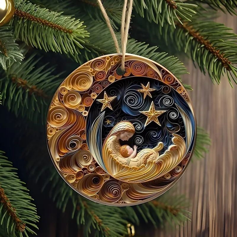 Flat Quilling Christmas Ornaments - Image 7