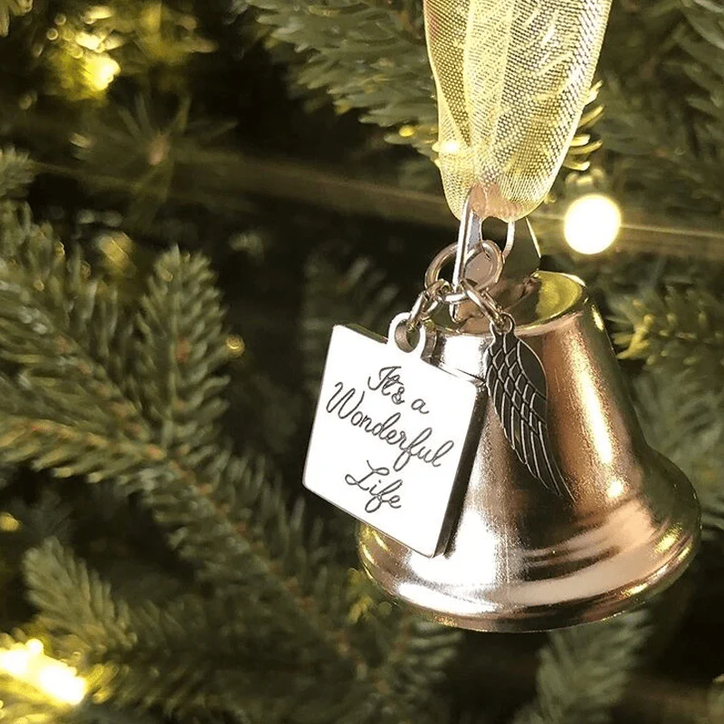 ❤🎅Christmas ornaments angel wings bell-memorial christmas gift🎁 - Image 2