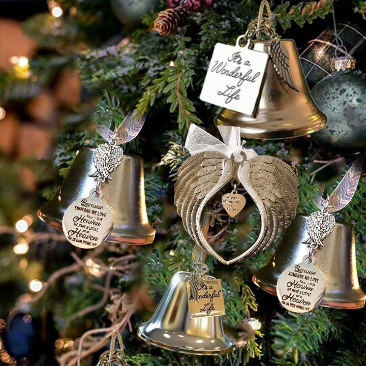 ❤🎅Christmas ornaments angel wings bell-memorial christmas gift🎁 - Image 5