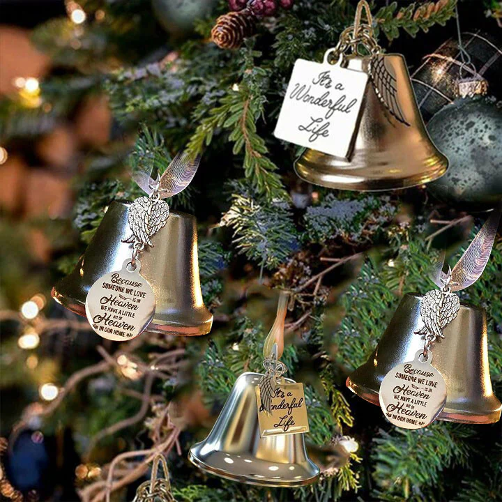 ❤🎅Christmas ornaments angel wings bell-memorial christmas gift🎁 - Image 8