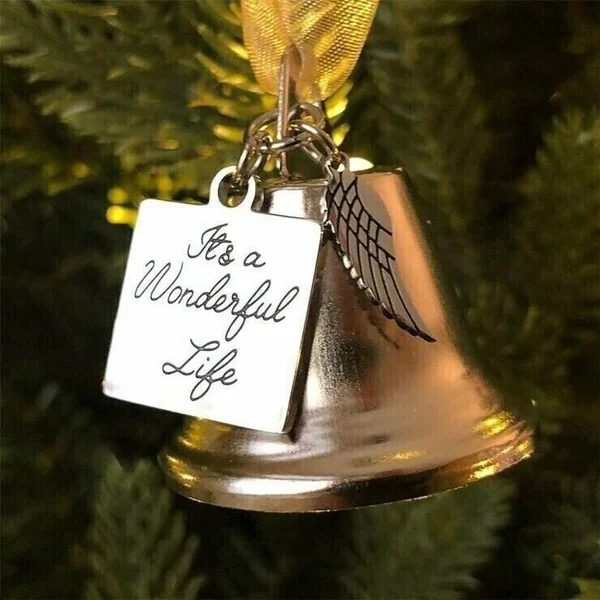 Christmas Ornaments Angel Wings Bell--Memorial Christmas Gift - Image 6