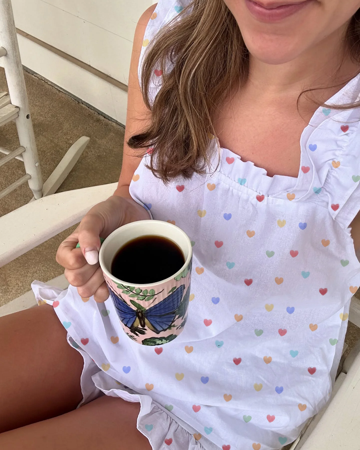 Colordate Blissful Hearts Colorful Heart Print Short Tank Top Shorts Pajama Set - Image 3