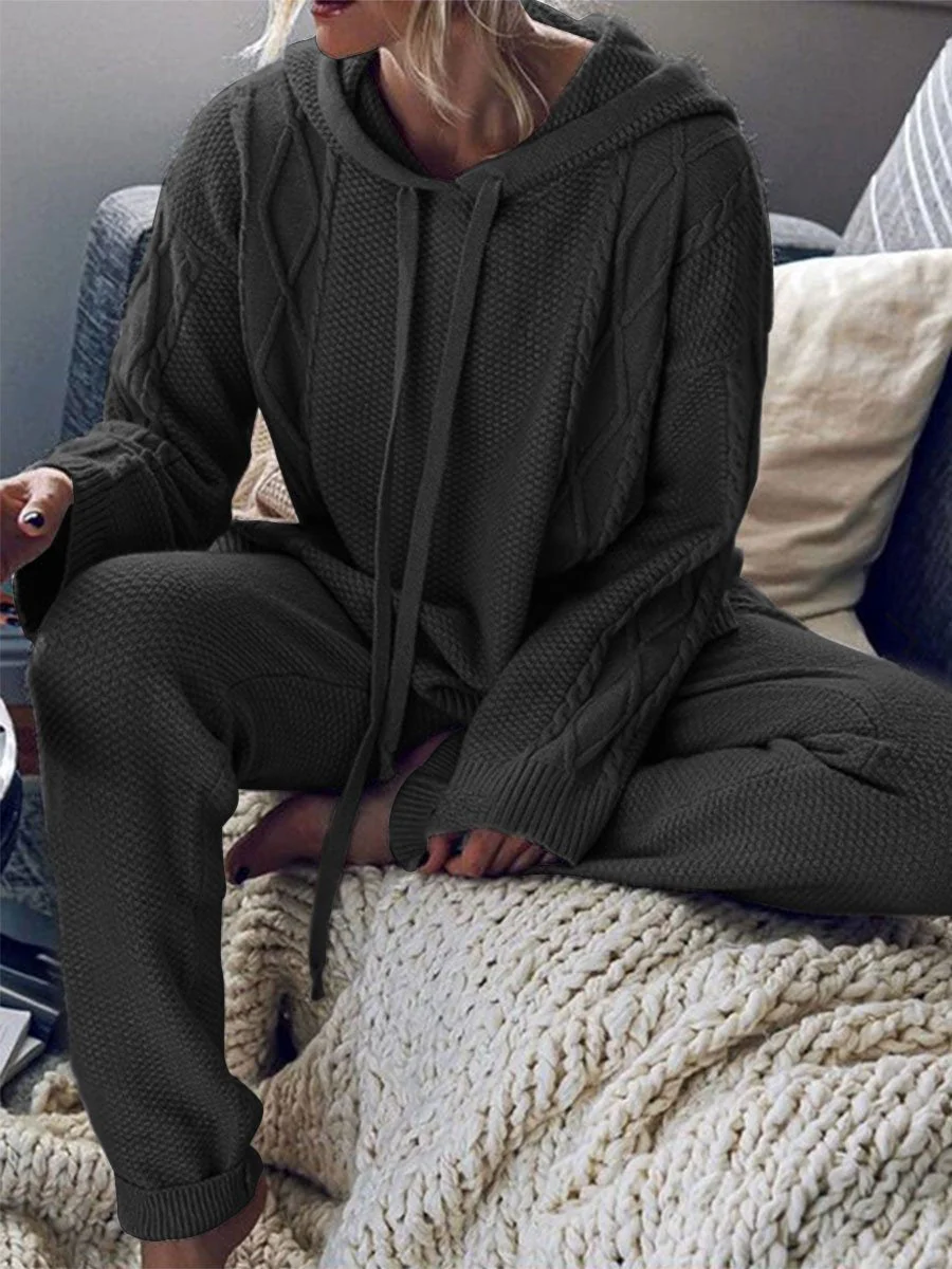 Gray Casual Long Sleeve Suits - Image 3