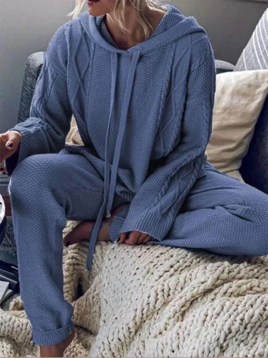 Gray Casual Long Sleeve Suits - Image 4