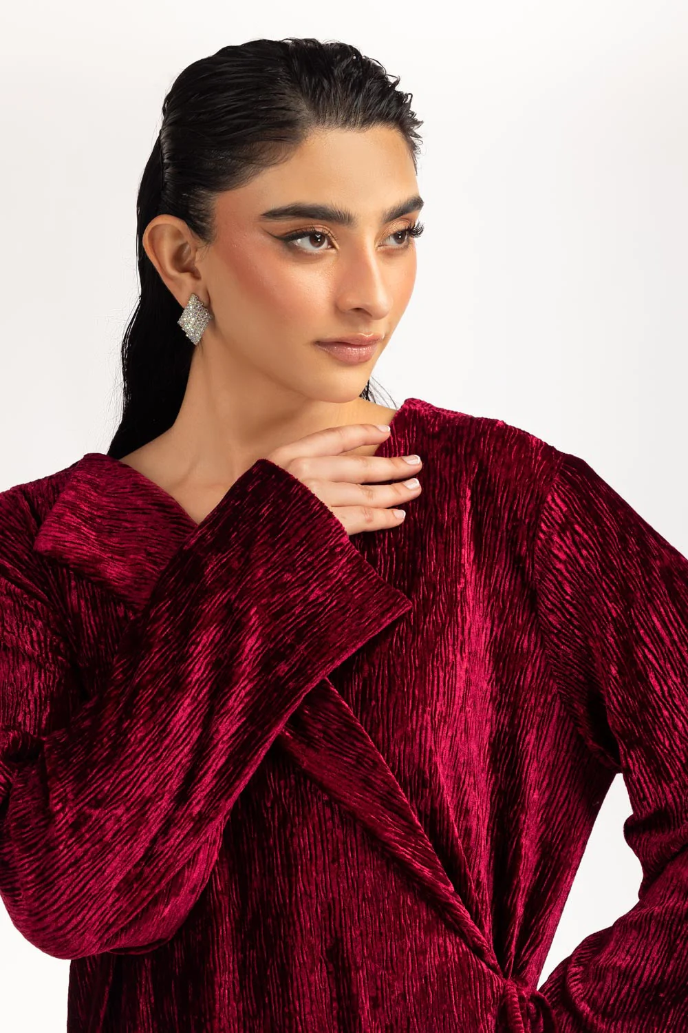 Women's Velvet Long-Sleeved Loose Pajama Set - Image 2