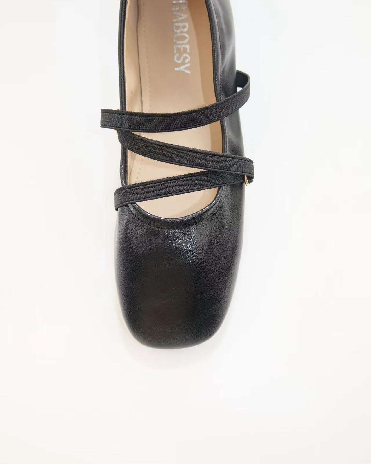 Cross Straps Foldable Ballet Flats - Image 10